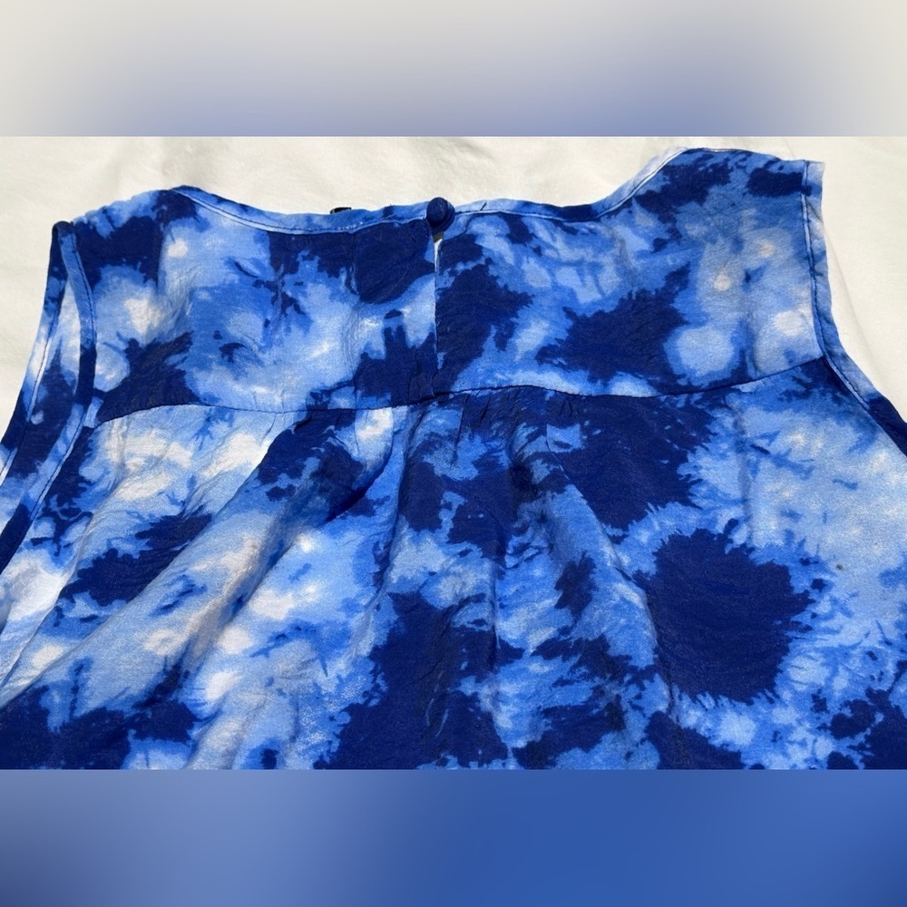 Milano: Women’s Tie-Dye Sleeveless Top- Size Large - Picture 6 of 7